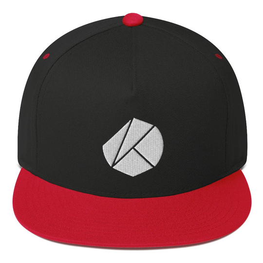 Klaytn Hat, Embroidered Flat Bill Snapback Cap, Crypto Gift