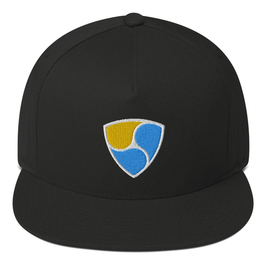 Nem Hat, Embroidered Flat Bill Snapback Cap, Crypto Gift