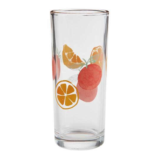 Citrus Fruit Juice Glasses Set Of 2: Orange by World Market