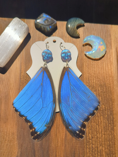Blue Morpho Godarti Earrings