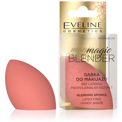 Eveline Magic Blender Face Body Make Up Sponge Without Latex No Streaks PINK