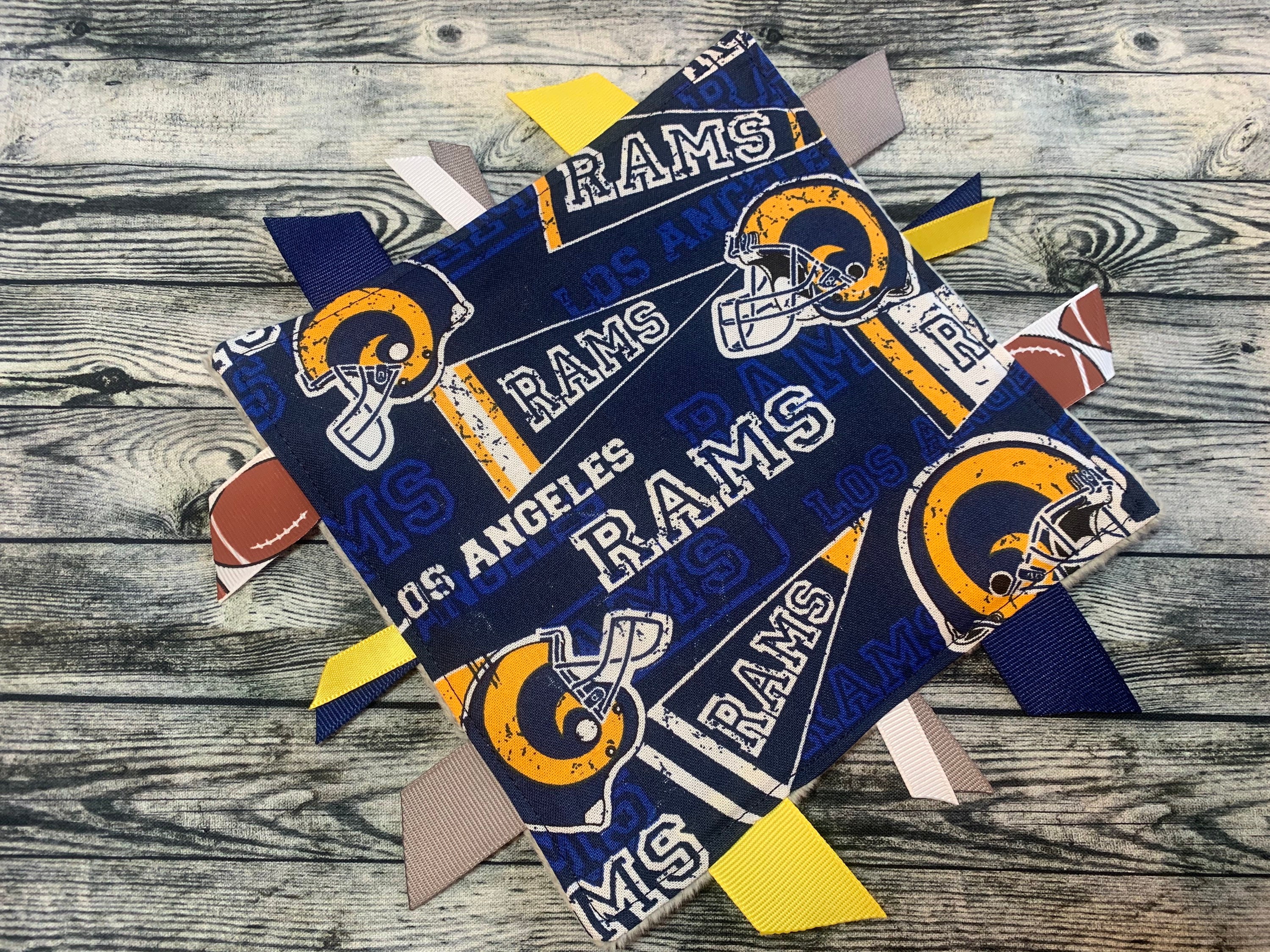 Los Angeles Rams Baby Sensory Crinkle Toy
