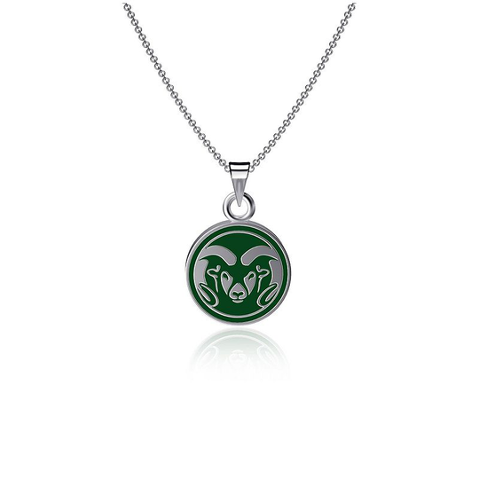 Dayna Designs Colorado State Rams Enamel Pendant Necklace, Women's, Multicolor