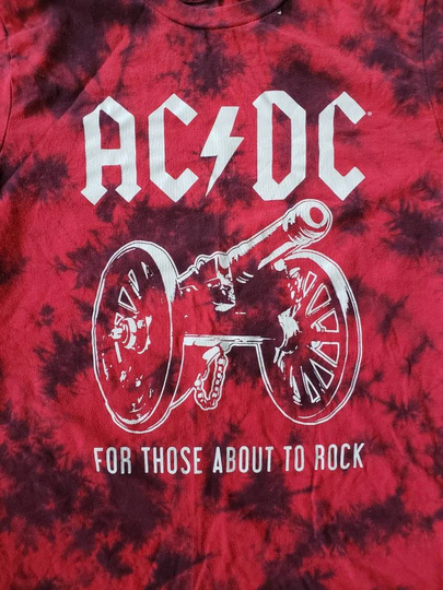 Ac Dc Tee Shirt Size Small Men's Concert Heavy Metal Band Rock Band