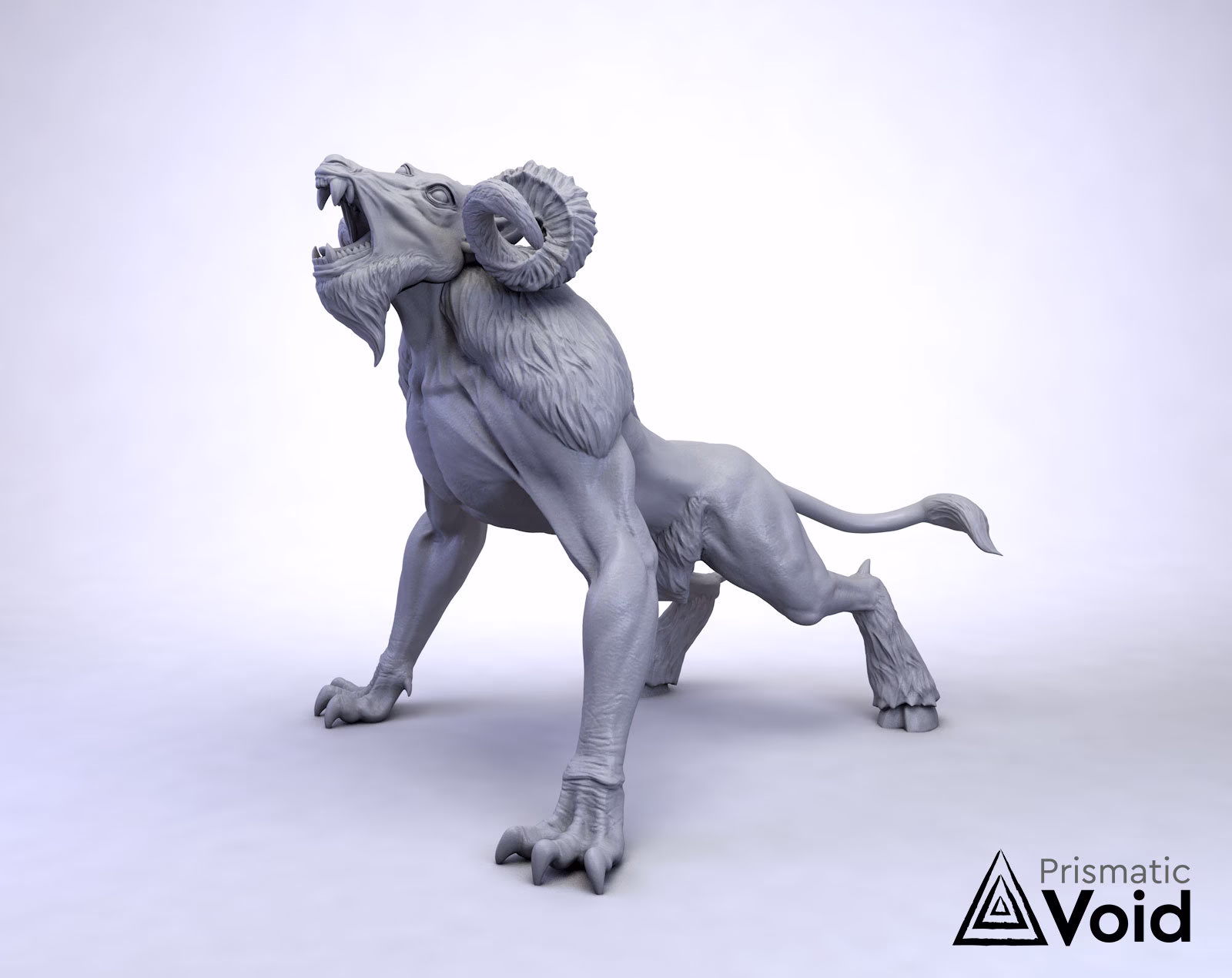 Fiend/Dire Ram - Miniature For Dungeons & Dragons, Tabletop Rpg 5E