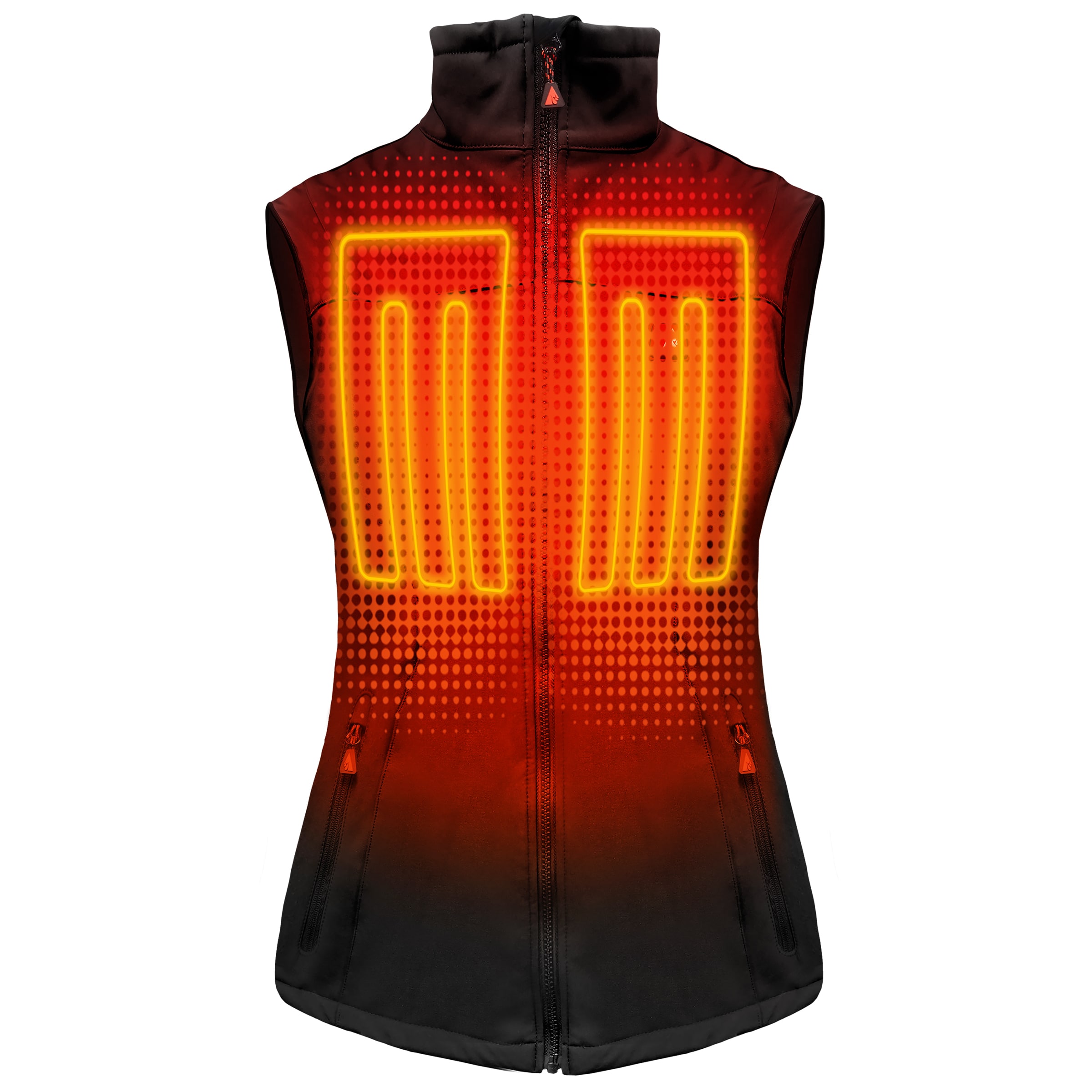 ActionHeat XS Black Polyester/Spandex Blend Heated Vest | AH-VST-5V-1-BW-XS