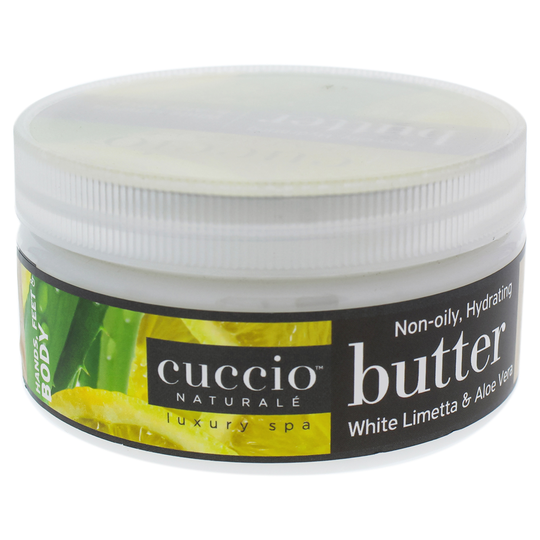 Butter Blend - White Limetta and Aloe Vera by Cuccio for Unisex - 8 oz Body Butter