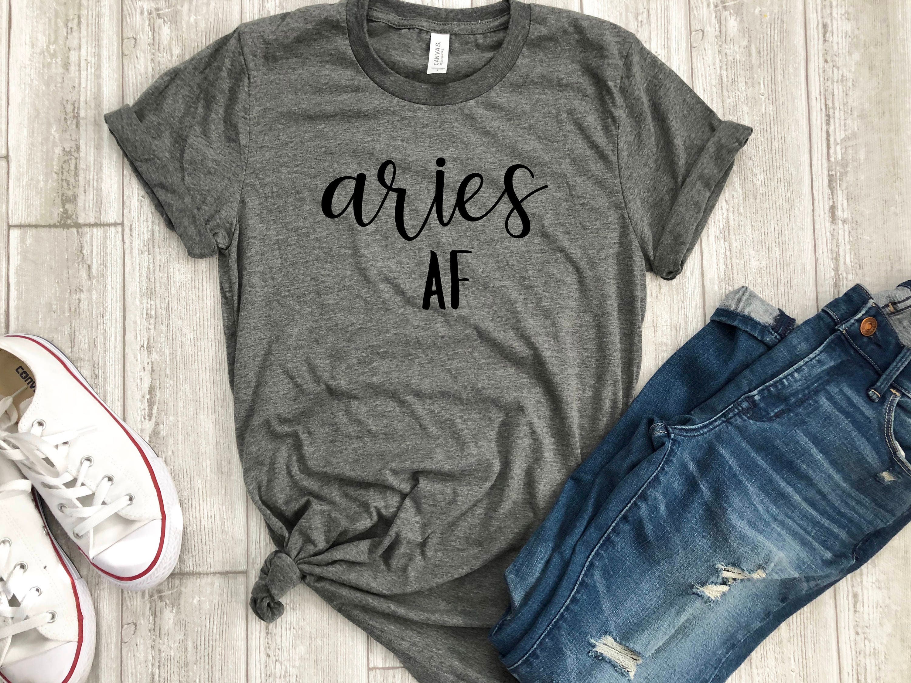 Aries Af Shirt, Astrological Sign Birthday Gift, Gift Idea, Personalized