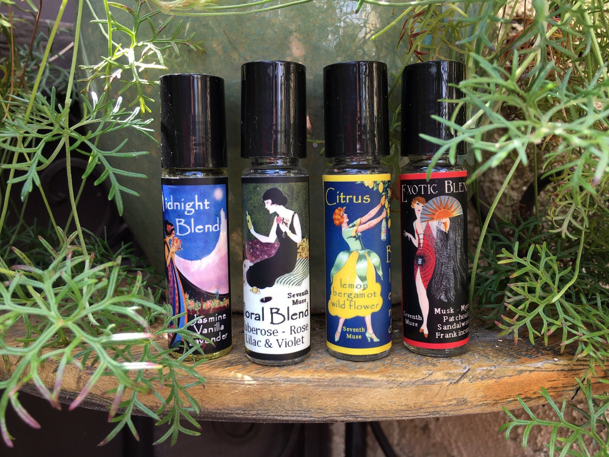 Roll-On Perfume Oils - Exotic Blend, Citrus Floral Blend Or Midnight