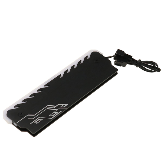 Colorful RGB Light Memory RAM Cooler Heat Sink Cooling Vest Radiator for DIY PC - black