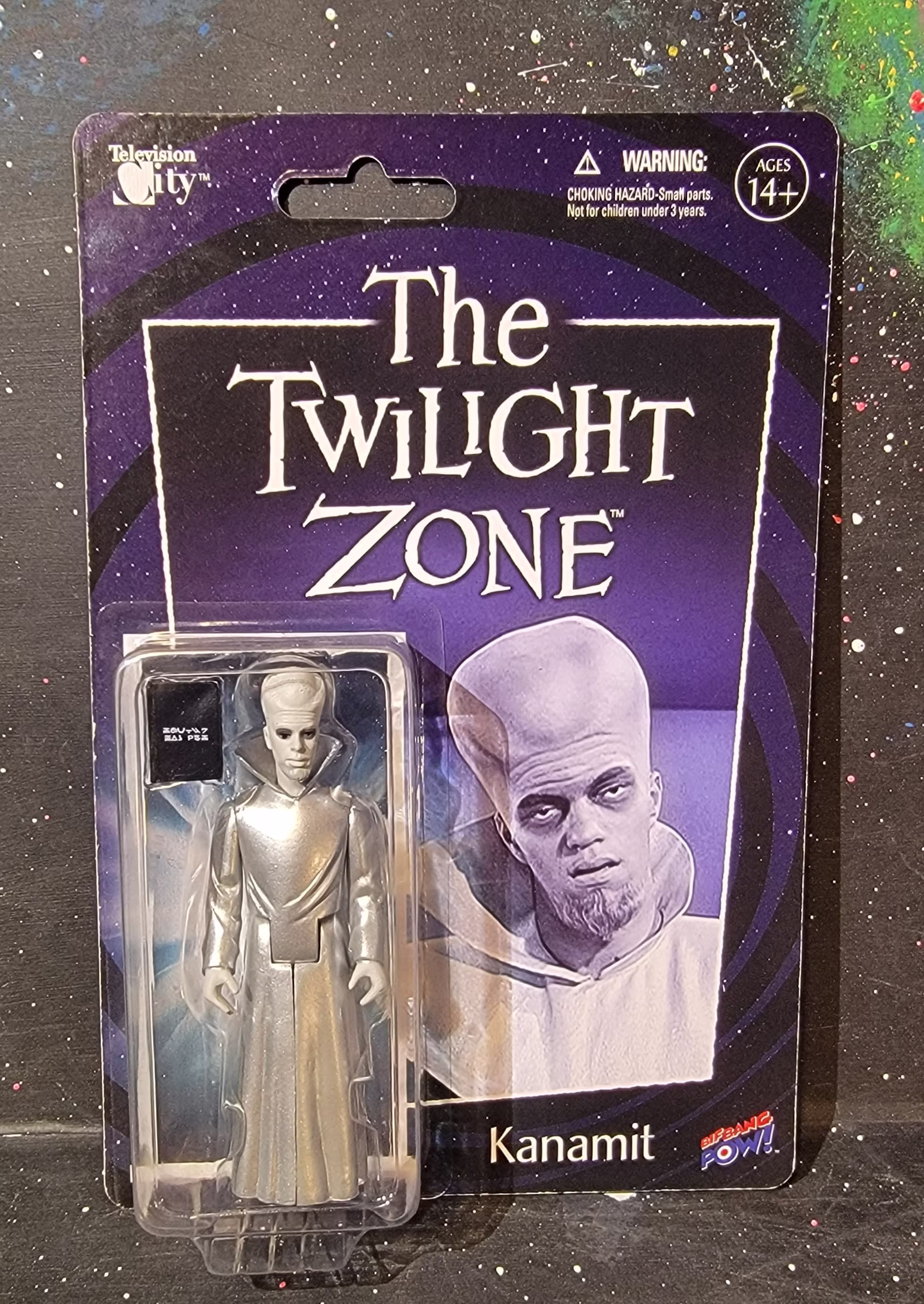 The Twilight Zone Bif Bang Pow 3.75" Kanamit Metallic | Chase Action Figure