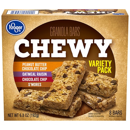 Kroger Chewy Granola Bars Variety Pack - 6.8 oz