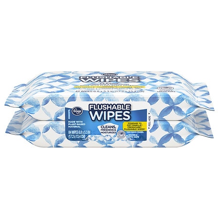 Kroger Flushable Wipes - 84.0 ea