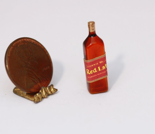 Dollhouse Miniature Bottle Of Blended Scotch Whisky By Hudson River Miniatures