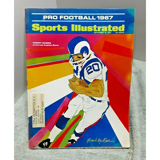 Sports Illustrated September 18 1967 Tommy Mason Los Angeles Rams Football Issue