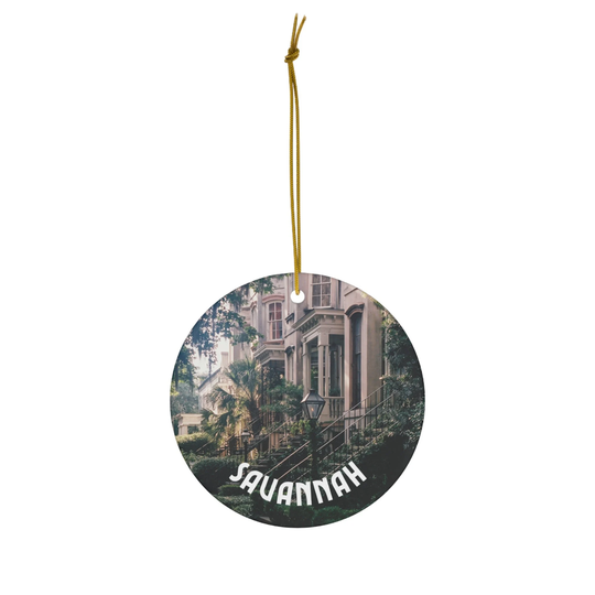 Savannah Ornament, Mansions, Homes, Gift, Souvenir, Architecture, Historic