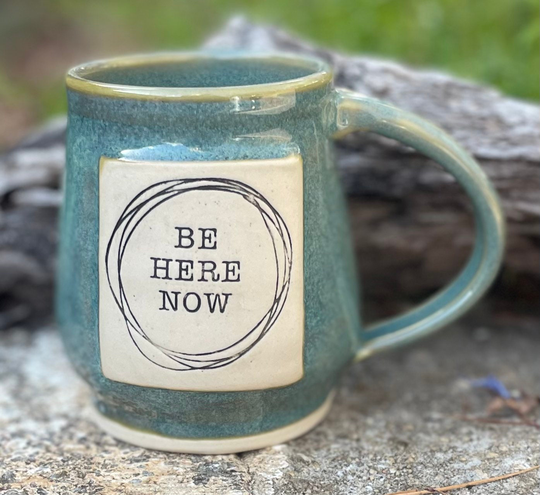 Ram Dass. Be Here Now. Handmade Mug. 14 Oz. Coffee. Tea