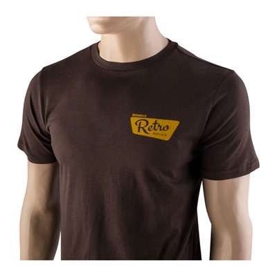 Brownells Fine Cotton Vintage Logo T-Shirts - Fine Cotton Vintage Logo T-Shirt Small Brown