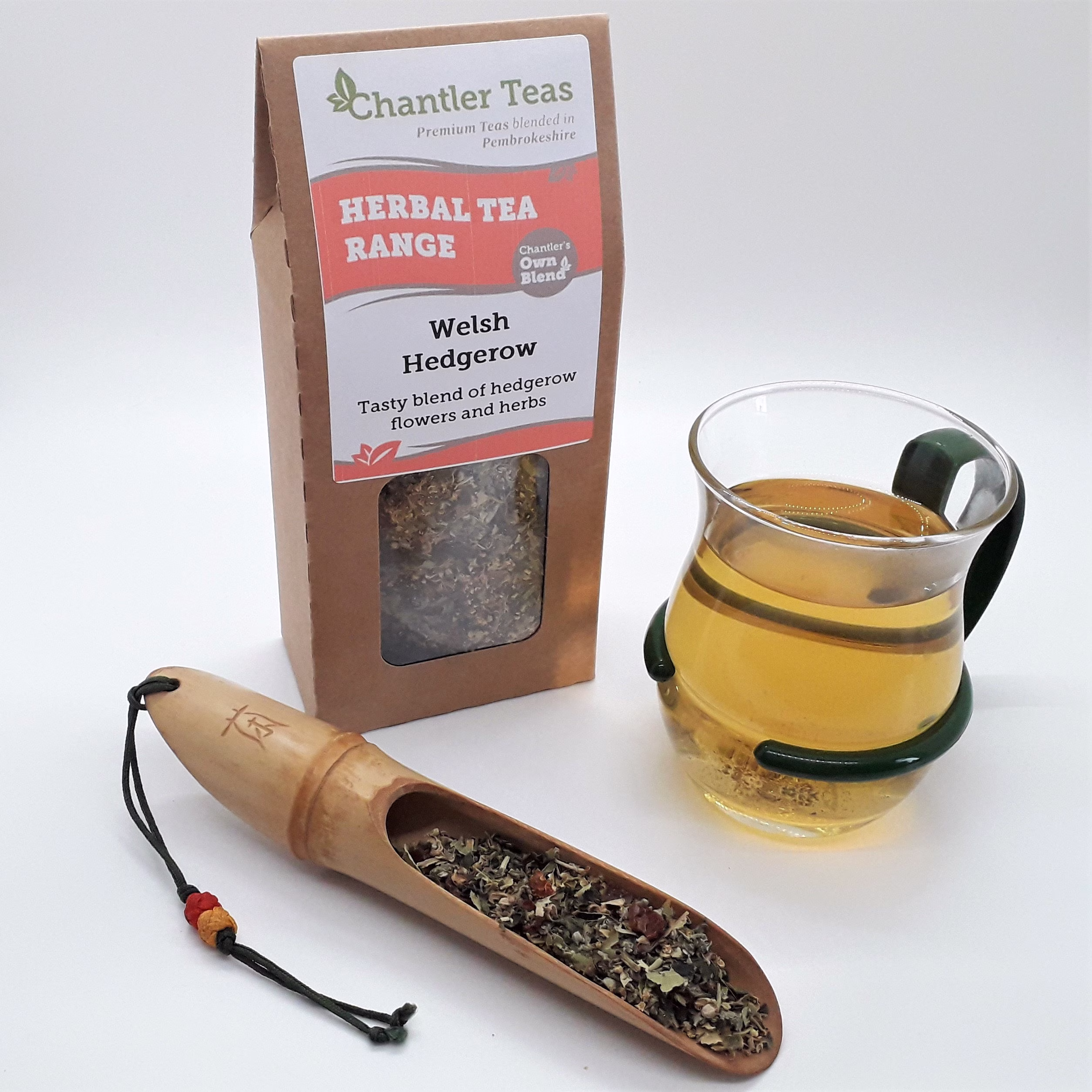 Welsh Hedgerow Loose Leaf Herbal Blend, 50G Retail Box, Elderflower, Linden Leaves, Rosehip, Nettle & Raspberry Leaf