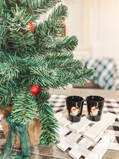 Vintage Santa Shot Glass | Christmas Gift 2021