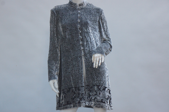 Vintage Deadstock Burnout Silk Blend Velvet Duster Coat By Oberon New York Nordstrom/20S Style