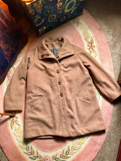 1980's Vintage Womens Wool Blend Jacket Size Large