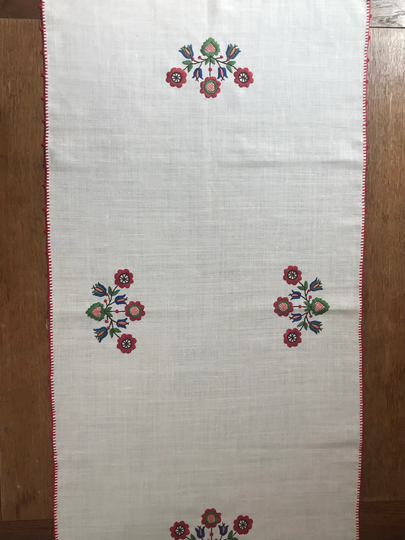 1950's Scandinavian Linen Blend Cloth