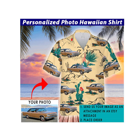 Vintage Car, Classic Car Personalized Hawaiian Shirt, Custom Hot Rod Gifts, Street Rod, Muscle Gift For Guys | Haw1