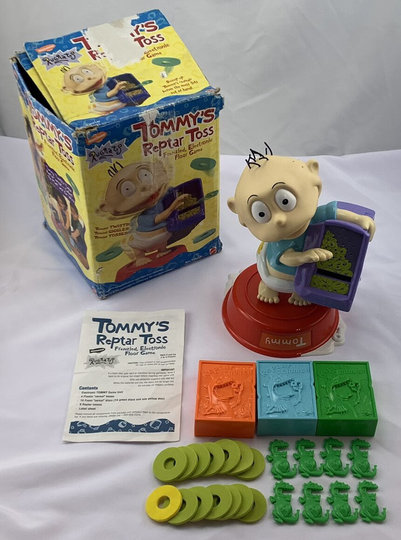 1999 Rugrats Tommy's Reptar Toss Game By Mattel Working in Good Condition Free Shipping