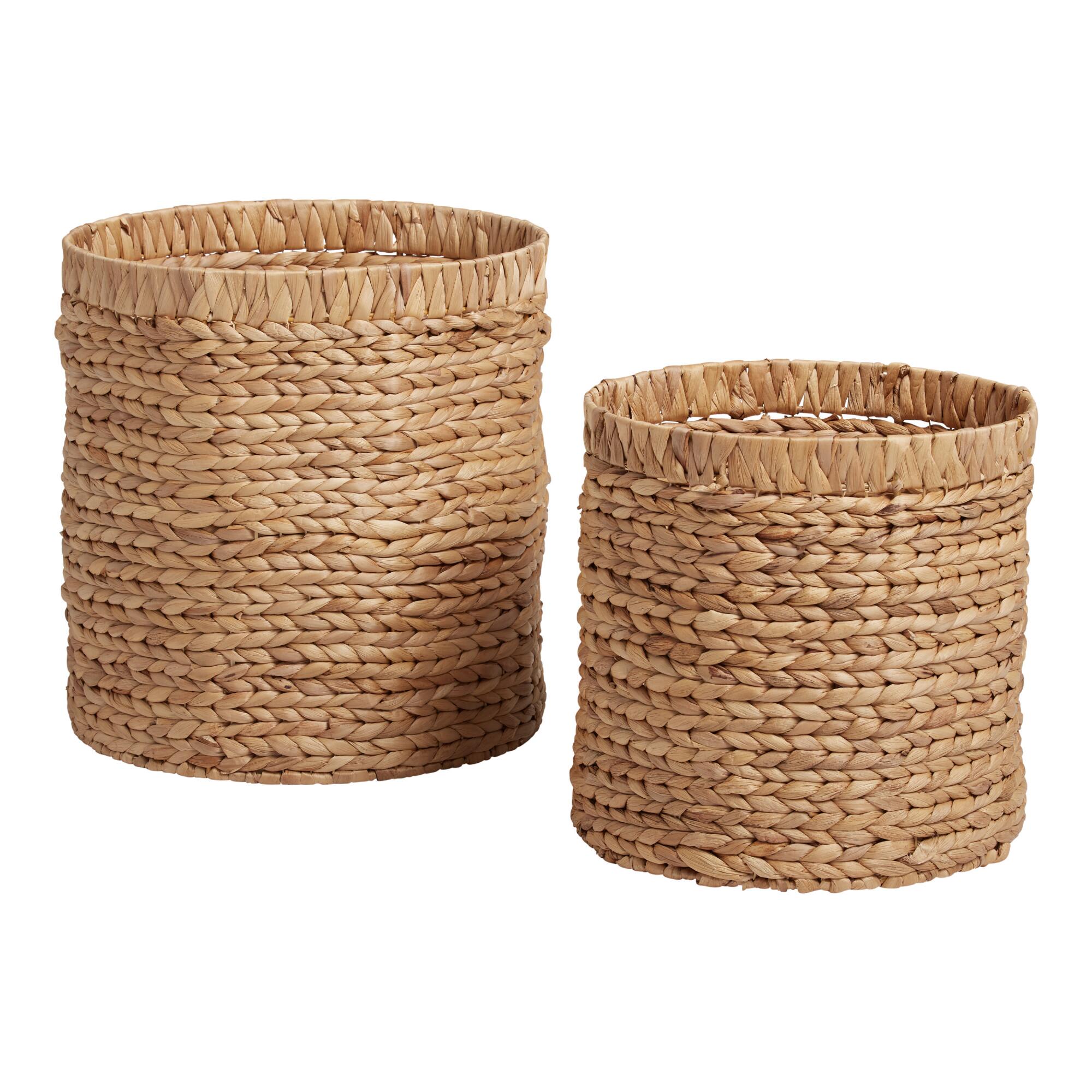 Natural Hyacinth Keely Tote Basket by World Market