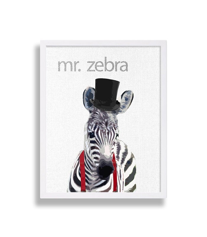 Animal Nursery Print Safari Decor Baby Wall Art Grey Modern Minimalist Coco & James