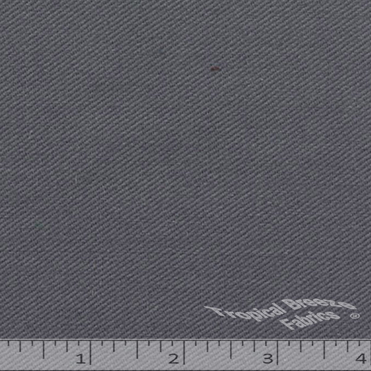Lightweight Twill Fabric Charcoal Gray Poly Cotton