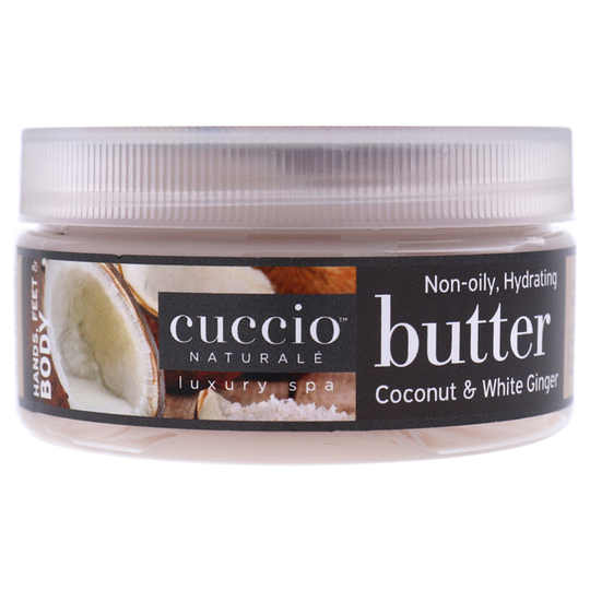 Cuccio Naturale Butter Blend - Coconut and White Ginger Body Lotion 8 oz