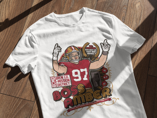 Nick Bosa | 49Ers Fake Craft Beer Label T-Shirt