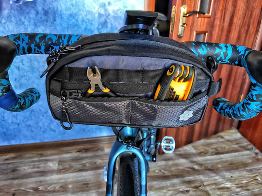 Handlebar Bike Bag. Cycling Gifts. Bag. Accessories Travel. Bicycle Ride Cyclist Anniversary. Travel Gift Biking. Gravel Bag