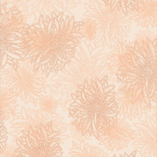 Art Gallery Fabrics Floral Elements in Color Ballerina | Beautiful Peach/Soft Pink Blender An Understated Floral Motif Fe-518