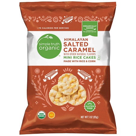 Kroger Simple Truth Organic Himalayan Salted Caramel Mini Rice Cakes - 3.0 oz