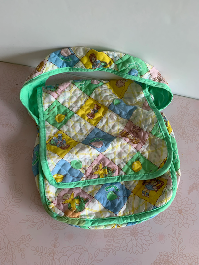 Vintage Cabbage Patch Kids Diaper Bag, 1983 Oaa Doll Accessories, Diaperbag, Cpk Doll Accessories