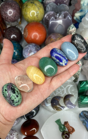 7 Chakra Mini Palmstones Set