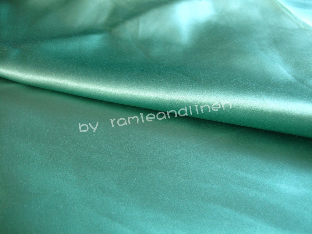 Silk Cotton Blend Charmeuse Fabric, Half Yard By 44 Wide