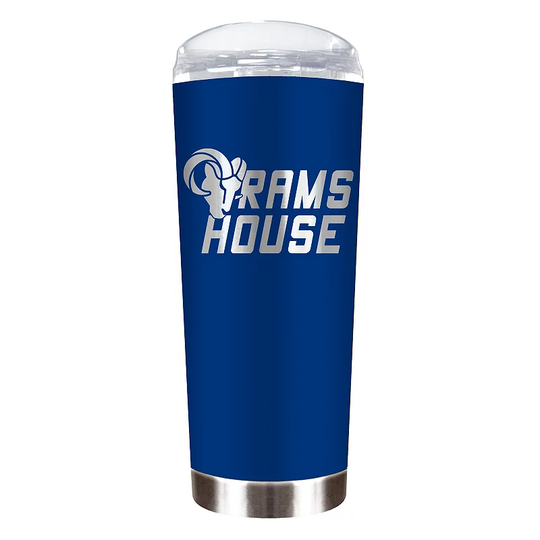 Los Angeles Rams Rally Roadie Travel Tumbler, Blue