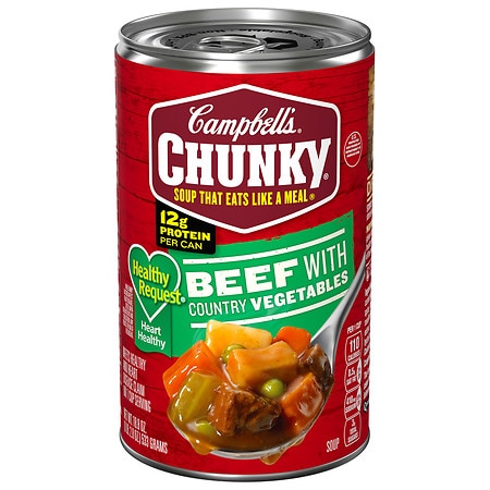 Campbell's Chunky Beef with Country Vegetables Soup - 18.8 oz