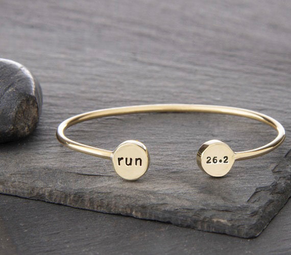 Running Jewelry, Marathon Bracelet, Runner Marathon, Gift, Running, Fitness Gift