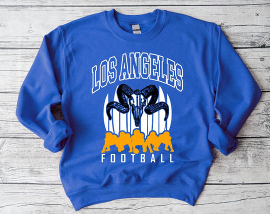 Vintage Los Angeles Football Team Champions Unisex Sweatshirt, Sports Retro Shirt, American Shirt