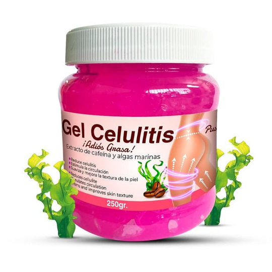 Gel Celulitis Extra Termo 250 Gr. Combate En Las Piernas Y Glúteos