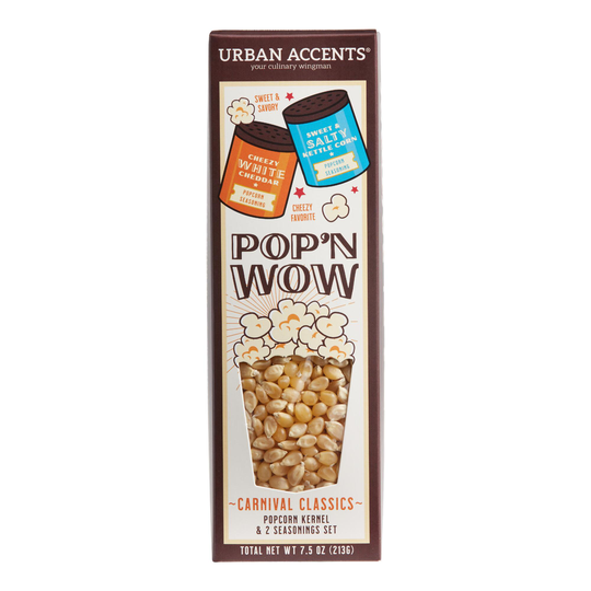 Urban Accents Pop'N Wow Sweet Popcorn and Seasonings Set by World Market