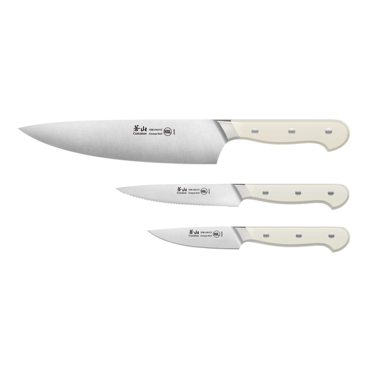 Cangshan 3 Piece Starter Knife Set: Silver - Stainless Steel by World Market