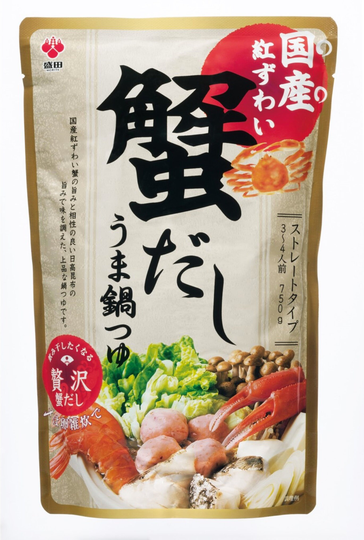 日本鍋底 - Morita Kani(CrabDashi Umanabe Tsuyu Soup Base 750G By 盛田-Japan. Free Shipping