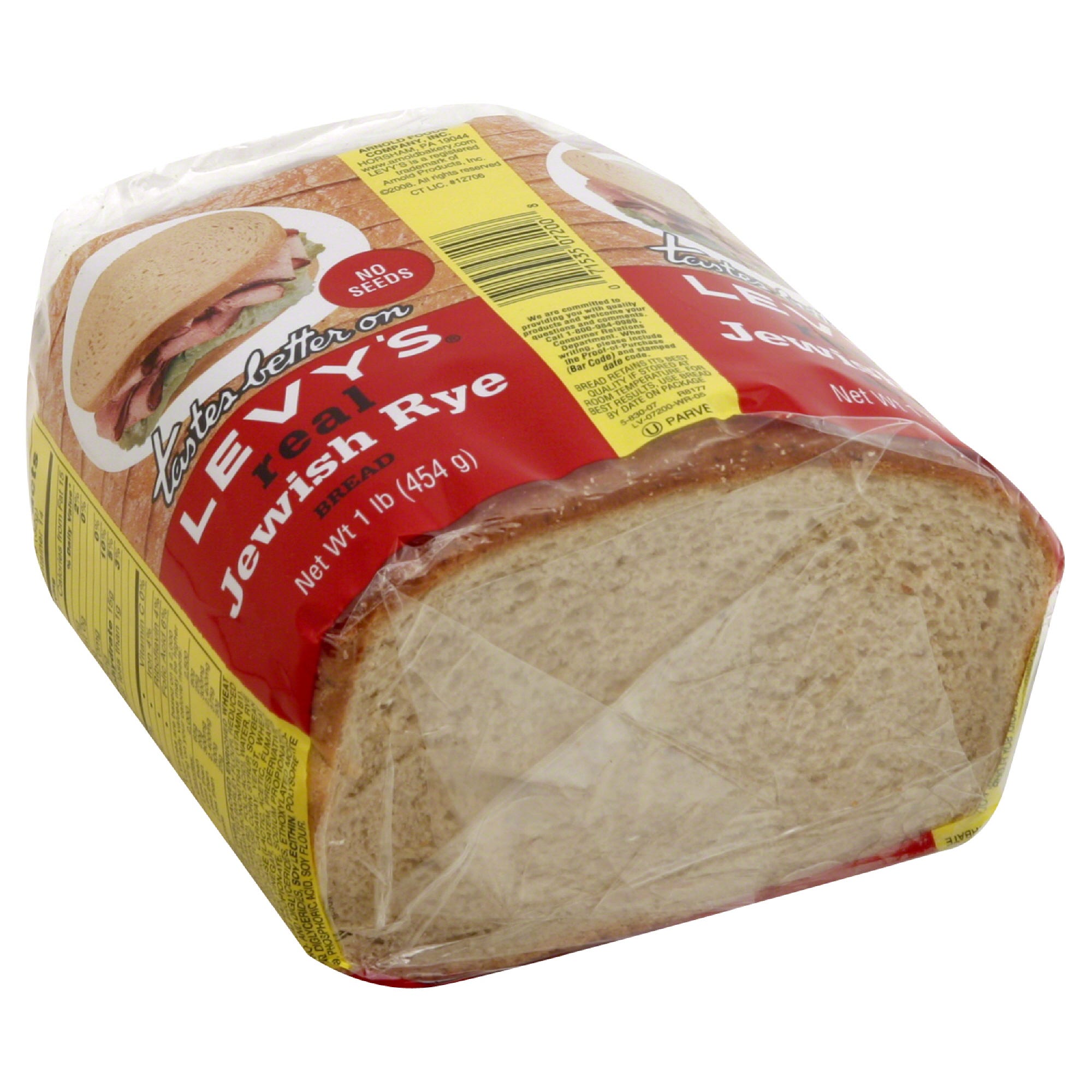 Levys Bread, Real Jewish Rye - 1 lb