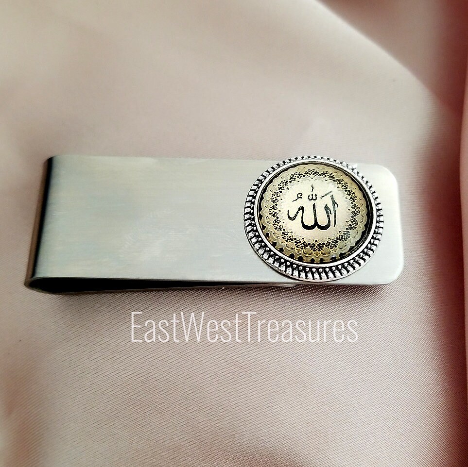 Ramadan Islamic Gifts For Him, Arabic Wallet, Muslim Money Clip, Jewelry Wedding Gift Men Him - Groom Groomsmen Gift